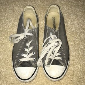 Grey Low Top Converse